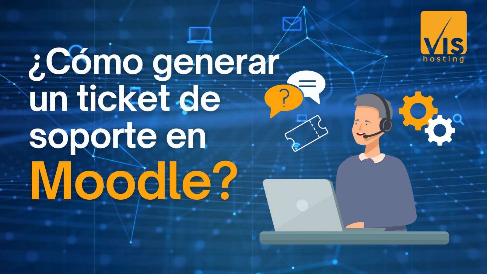 Cómo generar tickets de soporte en Moodle