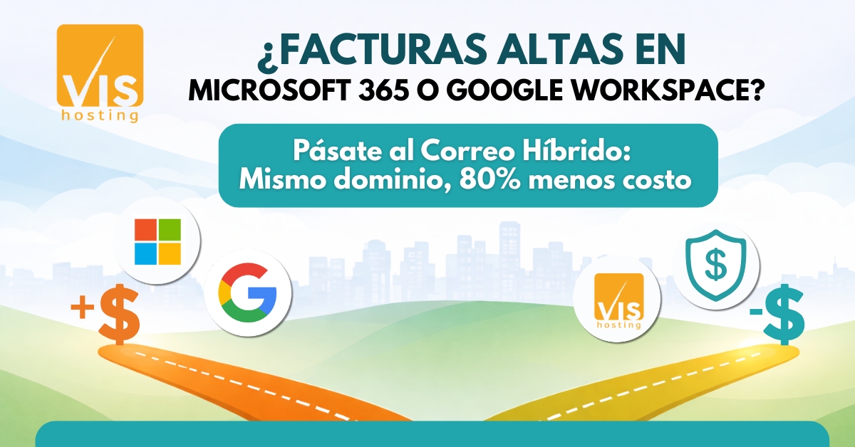 Correo Híbrido: La Estrategia Inteligente para reducir costos en Microsoft 365 y Google Workspace