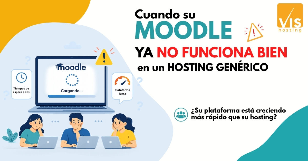 Servidor dedicado para Moodle: cuándo su plataforma ya no cabe en un hosting compartido