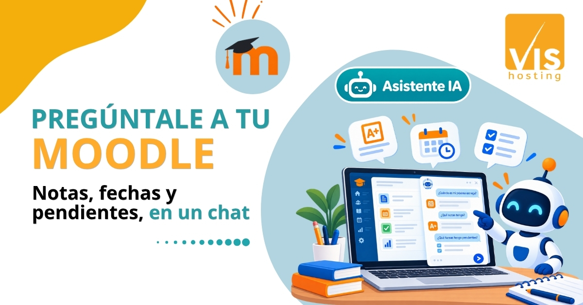 Chat del Asistente IA dentro de un curso de Moodle